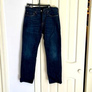 JCREW 1040 Dark Wash Jeans 32/32 Kahiara Denim